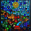 Attalia stained glass artwork