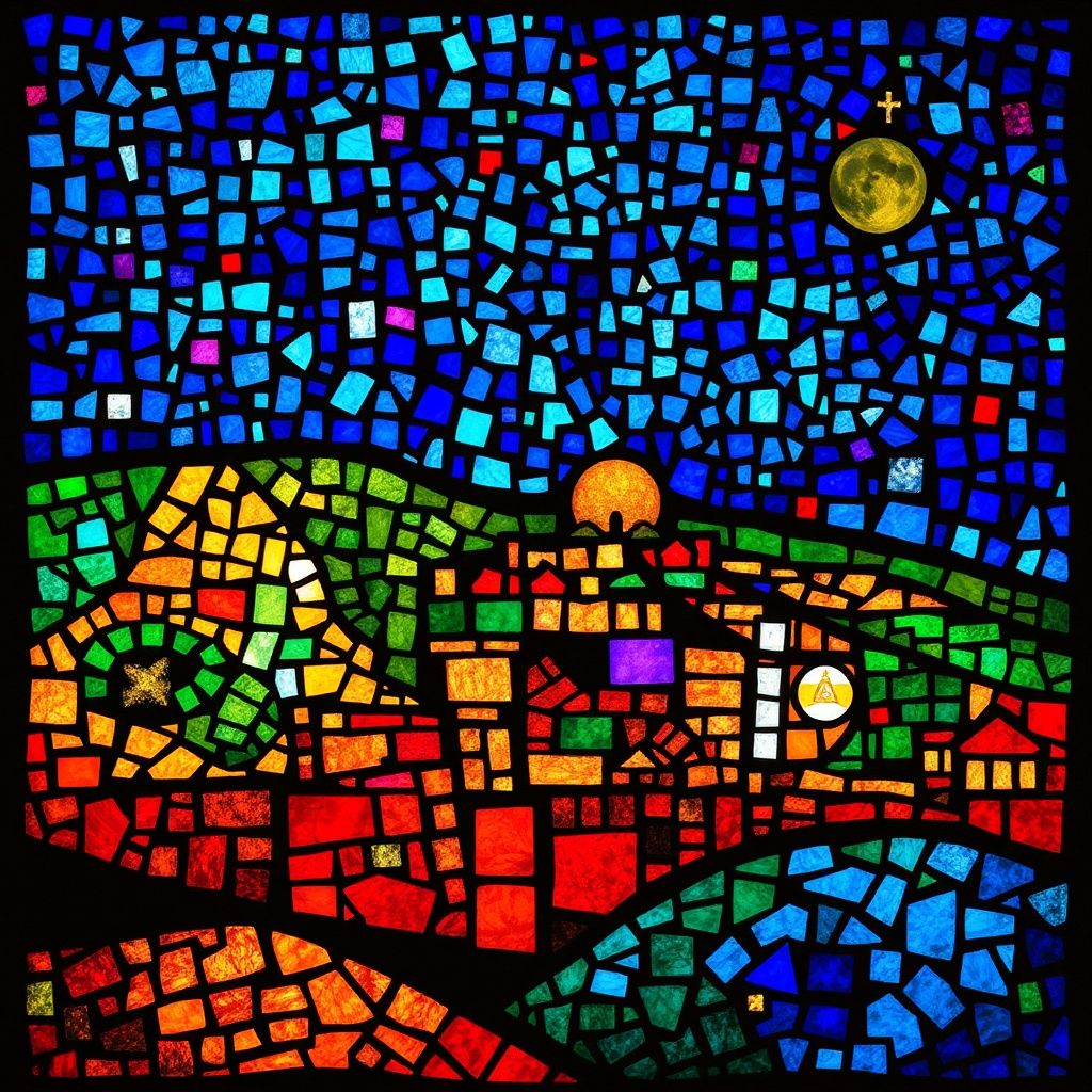 Beersheba stained glass artwork
