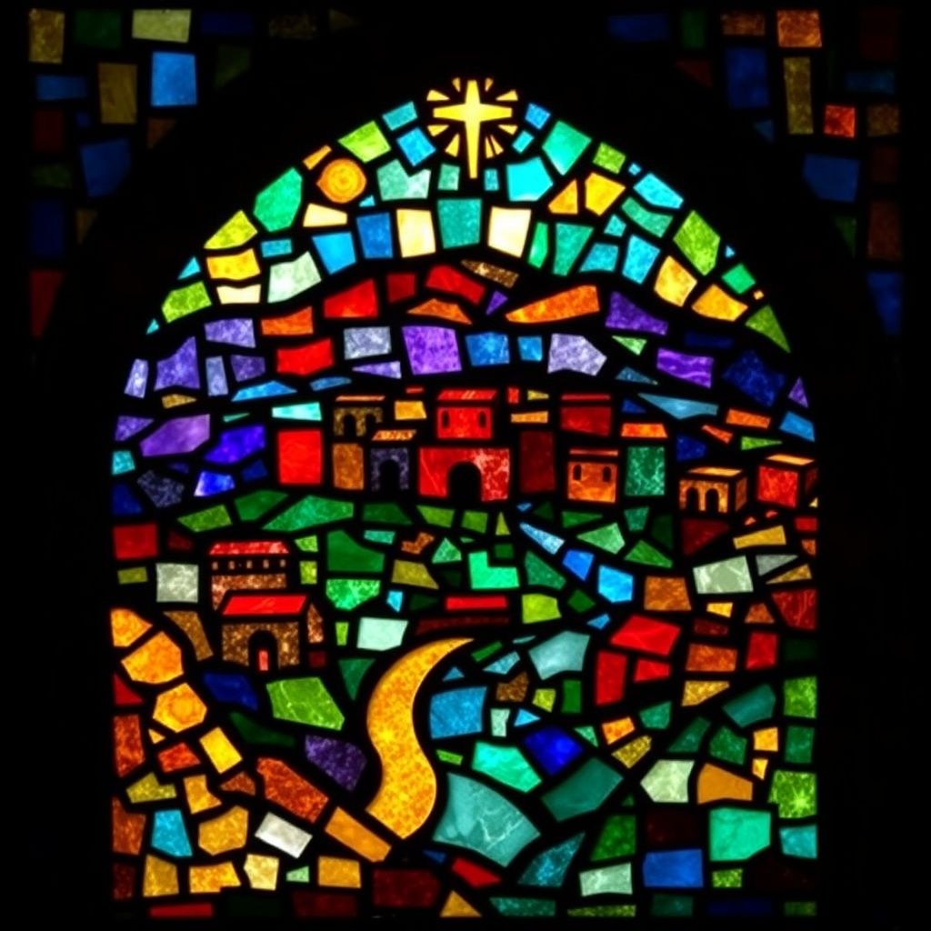 Dan stained glass artwork