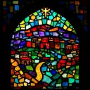 Dan stained glass artwork