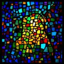 Egypt stained glass artwork