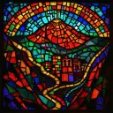 Elim stained glass artwork