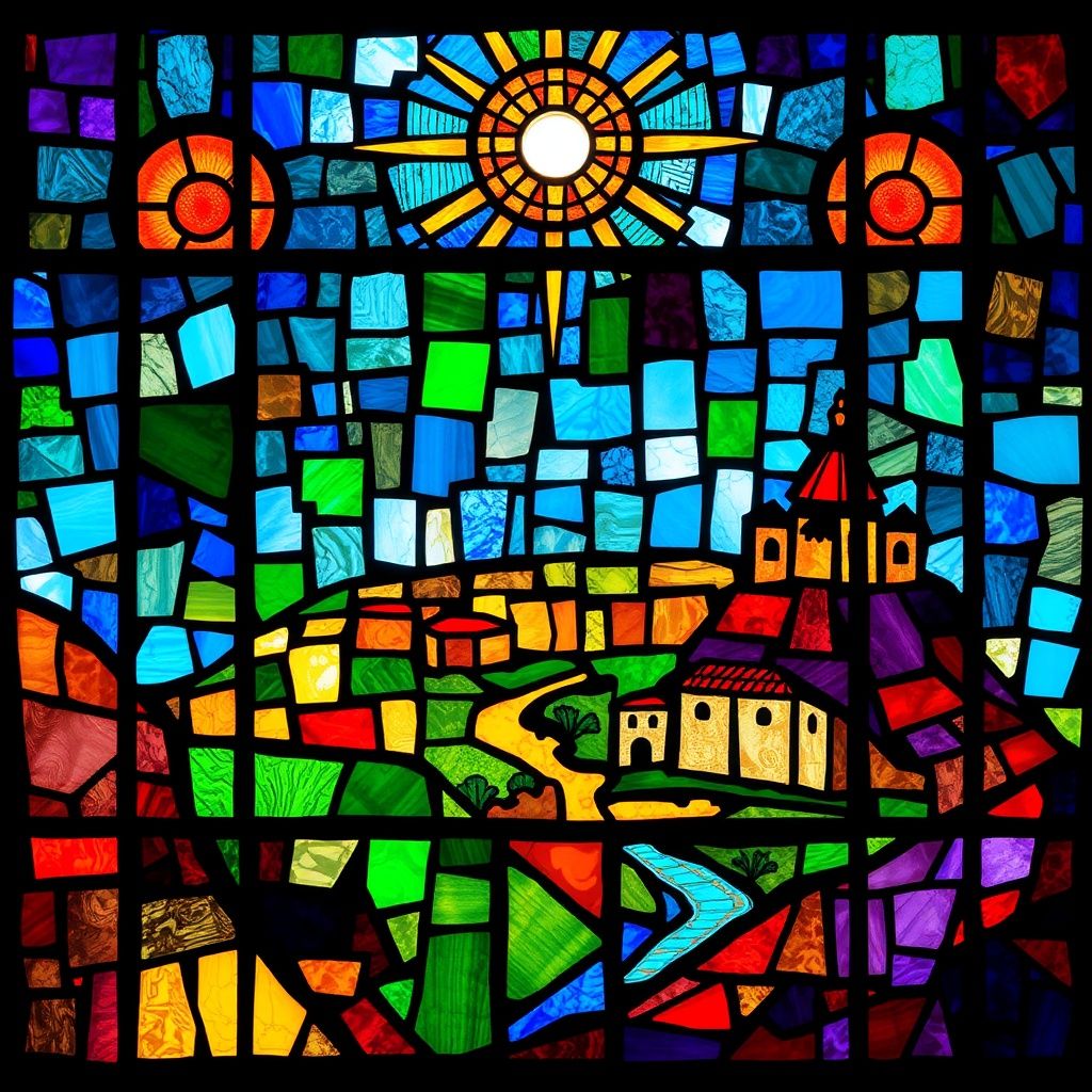Fair Havens stained glass artwork