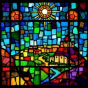 Fair Havens stained glass artwork