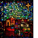 Forum of Appius stained glass artwork