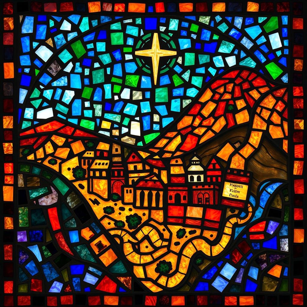 Hazeroth stained glass artwork