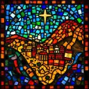 Hazeroth stained glass artwork