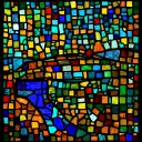 Jericho stained glass artwork