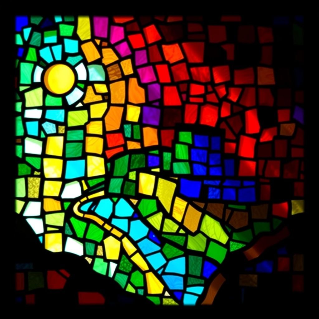 Kibroth-hattaavah stained glass artwork