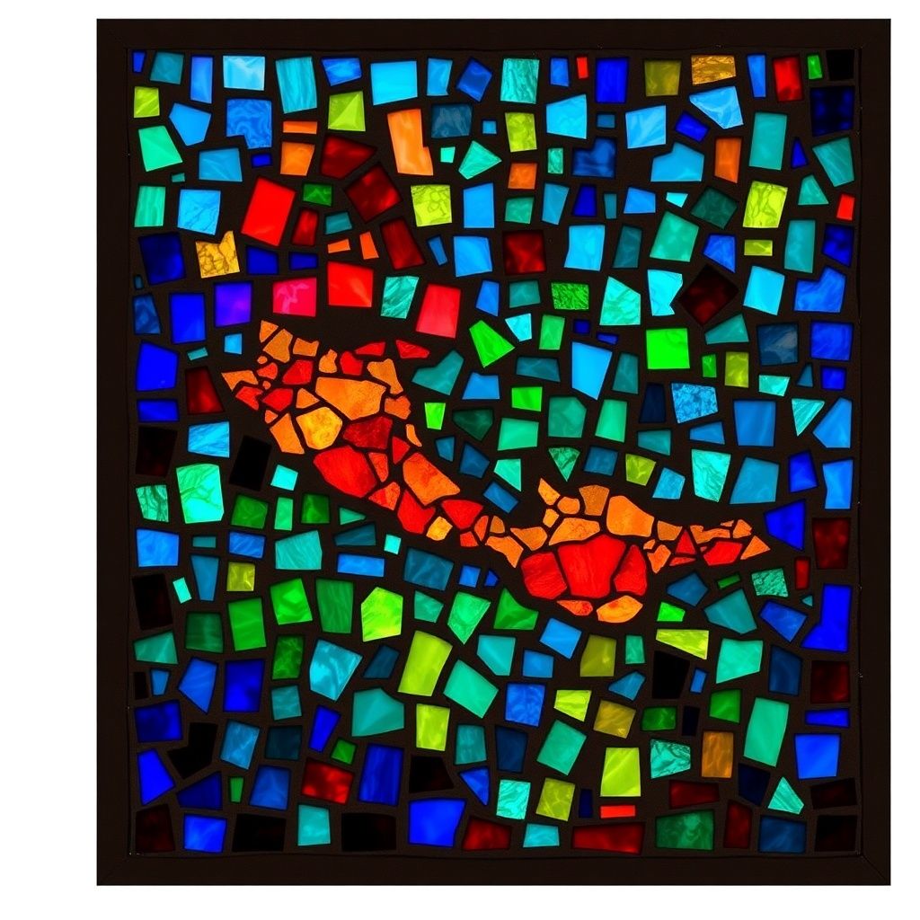 Malta stained glass artwork