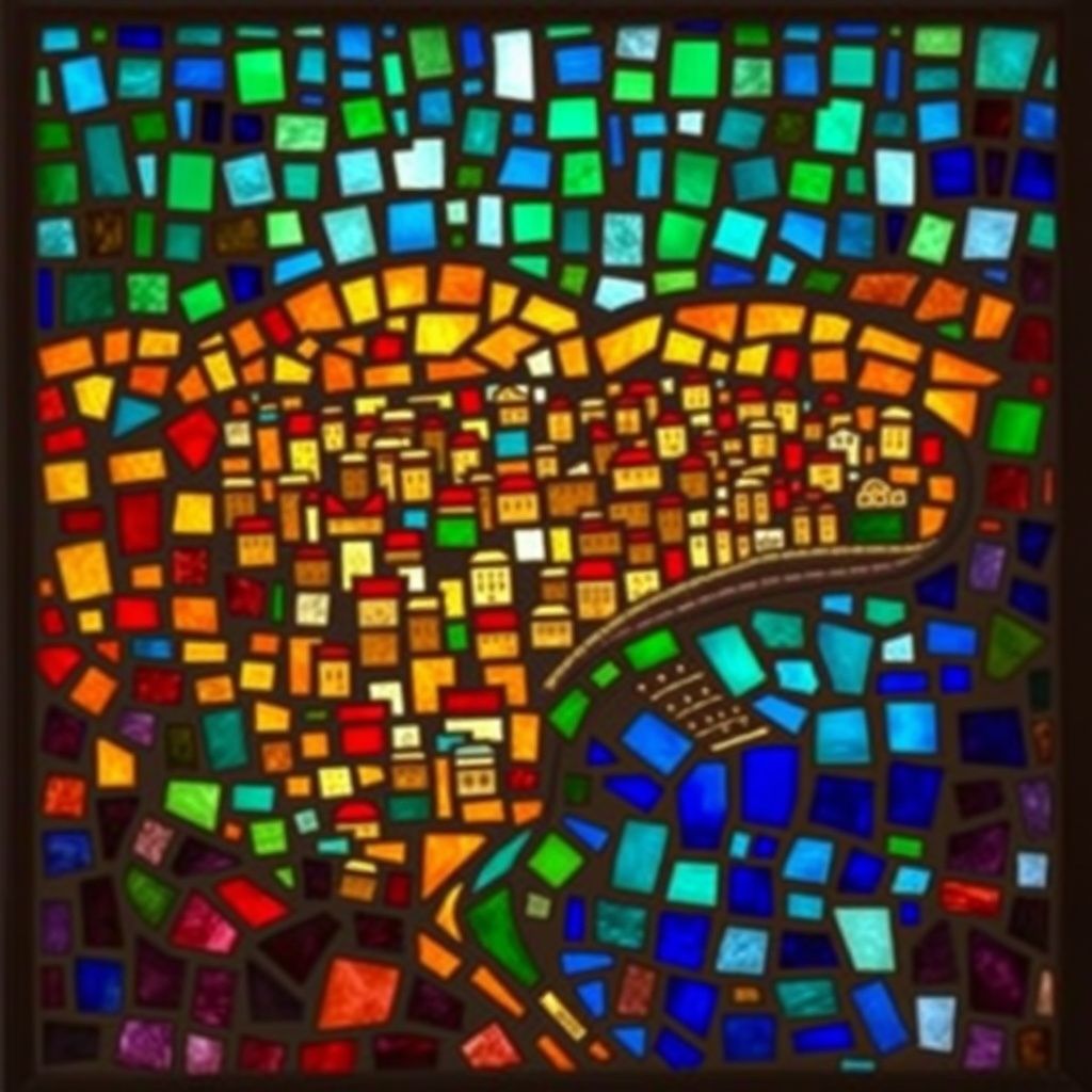 Myra stained glass artwork