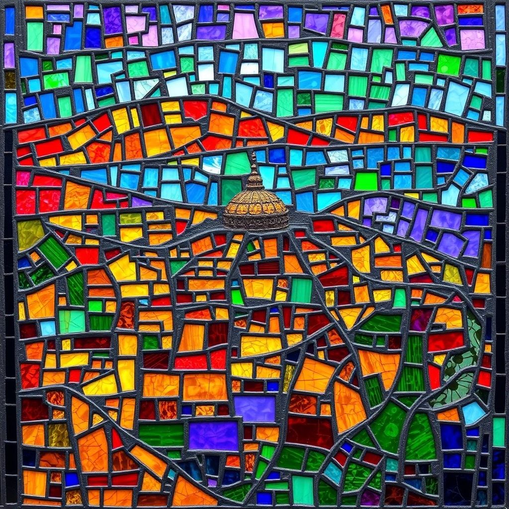 Nazareth stained glass artwork