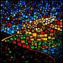 Perga stained glass artwork