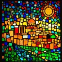 Philippi stained glass artwork