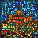 Punon stained glass artwork