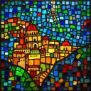 Puteoli stained glass artwork