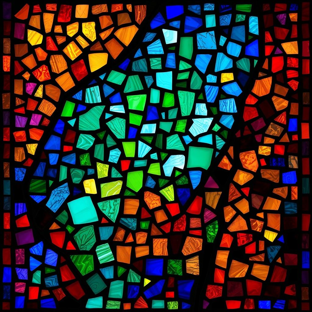 Samaria stained glass artwork