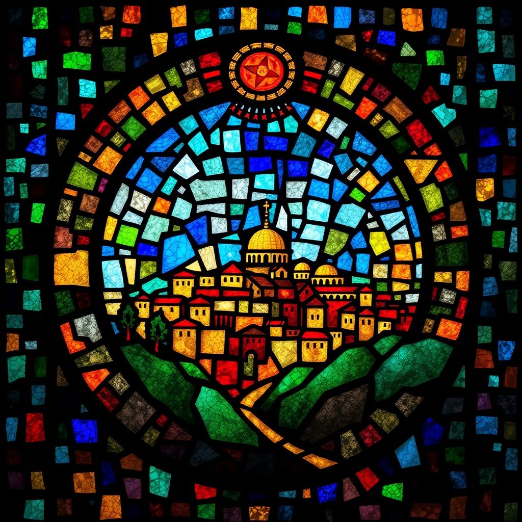 Seleucia stained glass artwork