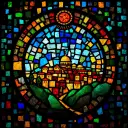 Seleucia stained glass artwork