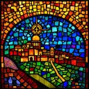 Shechem stained glass artwork