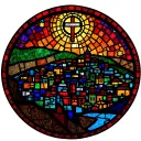 Sidon stained glass artwork