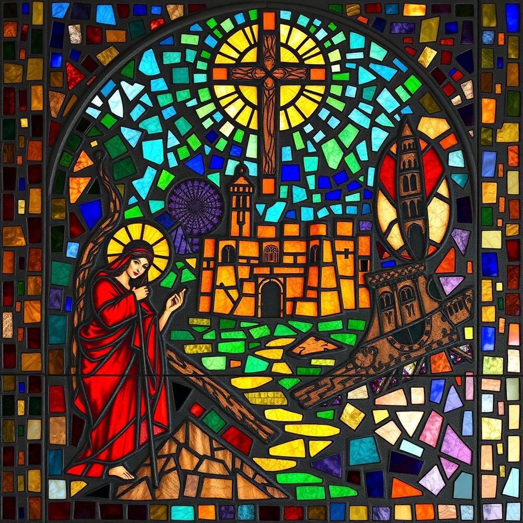 Taberah stained glass artwork