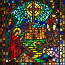 Taberah stained glass artwork